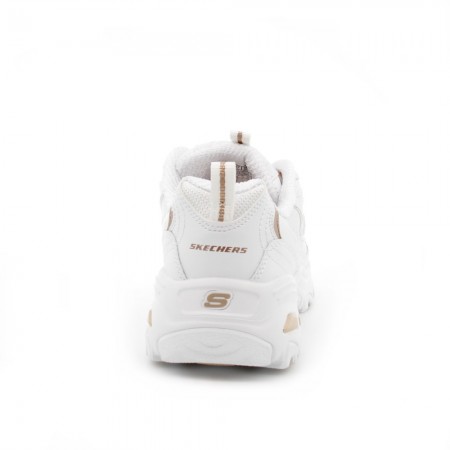 Zapatillas Skechers D'Lites Blanco-Bronce