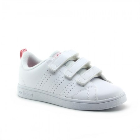Zapatillas Adidas Advantage Blanco-Rosa 3V