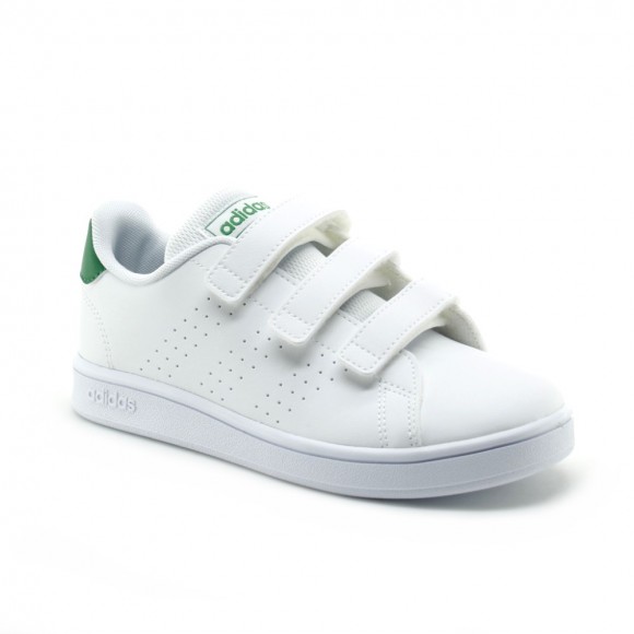 Zapatillas Adidas Advantage Blanco-Verde 3V