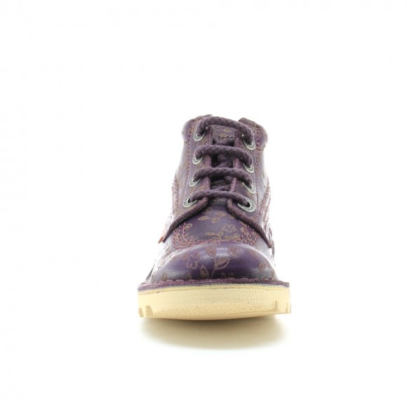 Zapatos Kickers NeoRallye Lila Flores