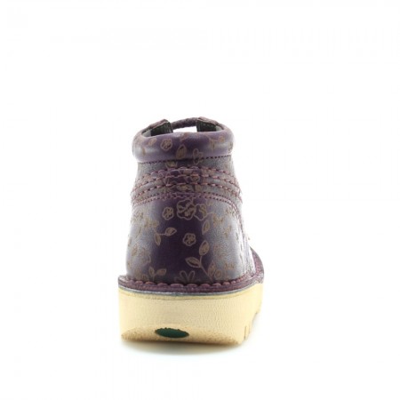 Zapatos Kickers NeoRallye Lila Flores
