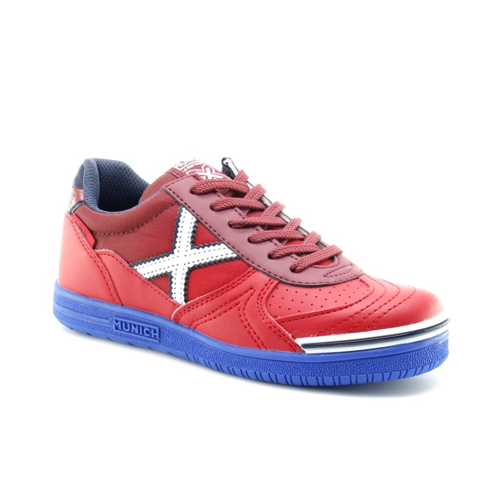 Zapatillas Munich niños Mini Track Rojo c