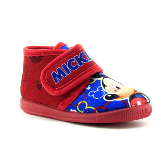 Pantuflas Mickey 1095-D Rojo