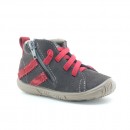 Zapatos niños Zapy 72460 Gris-Granate