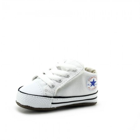 Peuques Converse bebé velcro Blanco