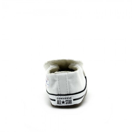 Peuques Converse bebé velcro Blanco