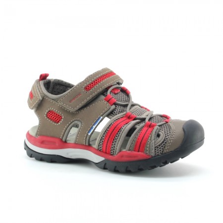 Sandalias de niño Geox Borealis Marrón-Rojo