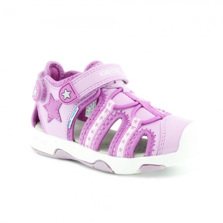 Sandalias de niña Geox Multy Fucsia-Rosa