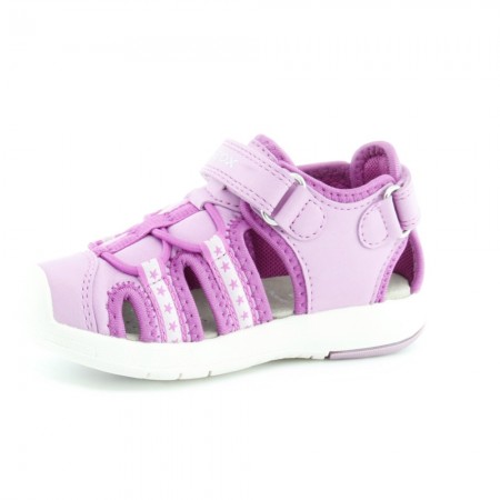 Sandalias de niña Geox Multy Fucsia-Rosa