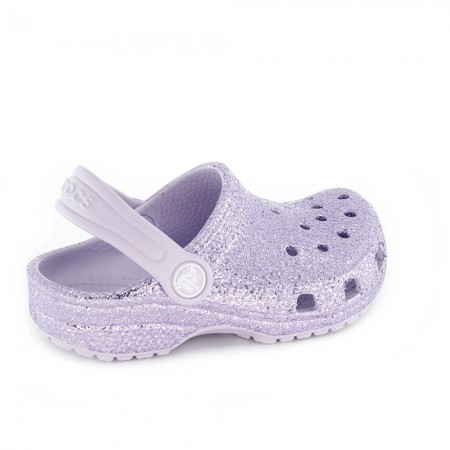 Sanalias de agua Crocs Classic Glitter Lila