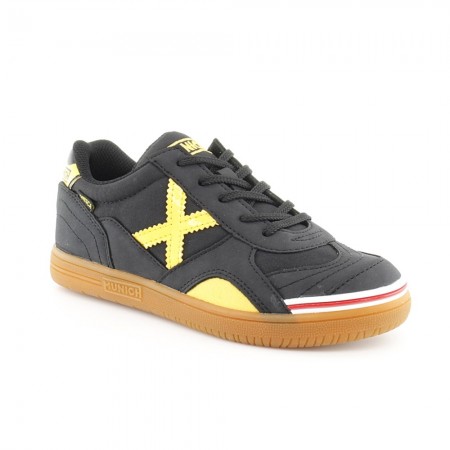 Zapatillas Munich Gresca Negro-Amarillo C