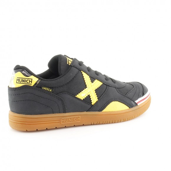 Zapatillas Munich Gresca Negro-Amarillo C