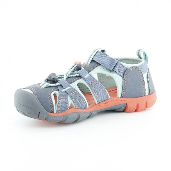 Sandalias Keen Seacamp Gris-Turquesa