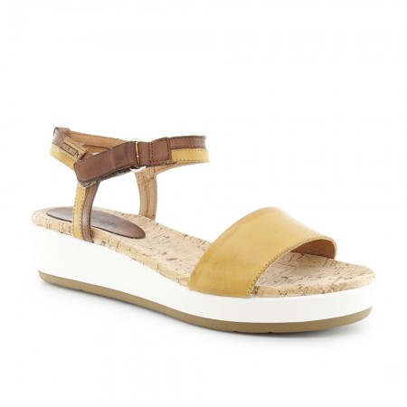 Sandalias Pikolinos Mykonos Mostaza.