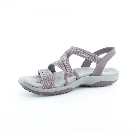 Sandalias de mujer Skechers Reggae Slim Gris