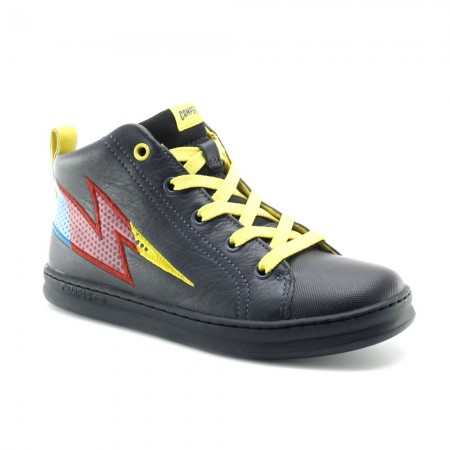 Camper Kids Run Negro rayo