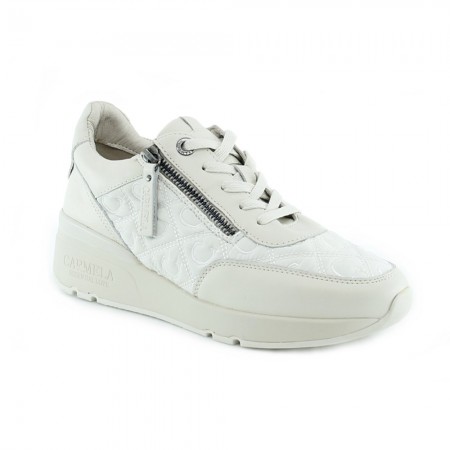 Zapatillas Carmela Beiige cremallera
