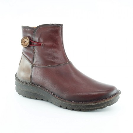 Botines de mujer Pikolinos Cazorla Granate