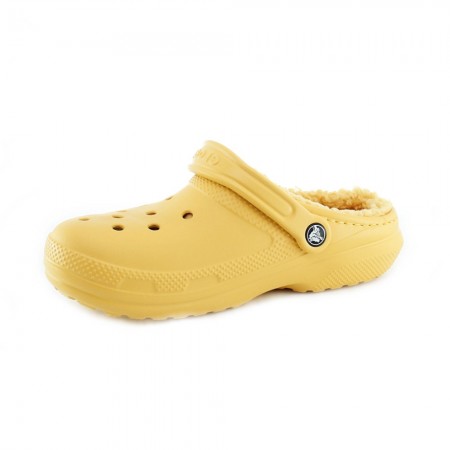 Zuecos forrados Crocs Classic Lined Naranja