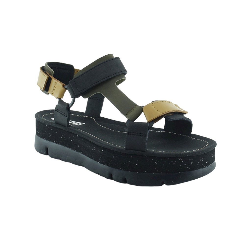 Sandalias Camper Oruga Up Negro.