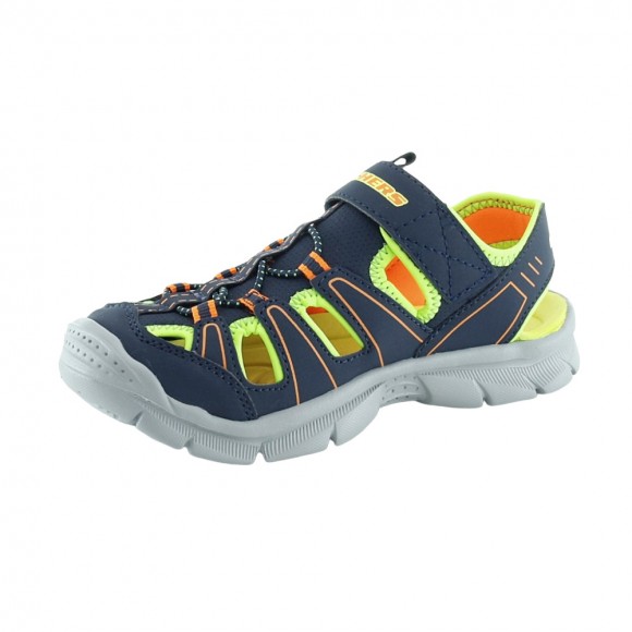 Sandalias Skechers Relix-Vader Azul-Verde