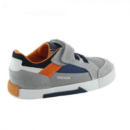 Zapatillas Geox Kilwi Gris-Naranja