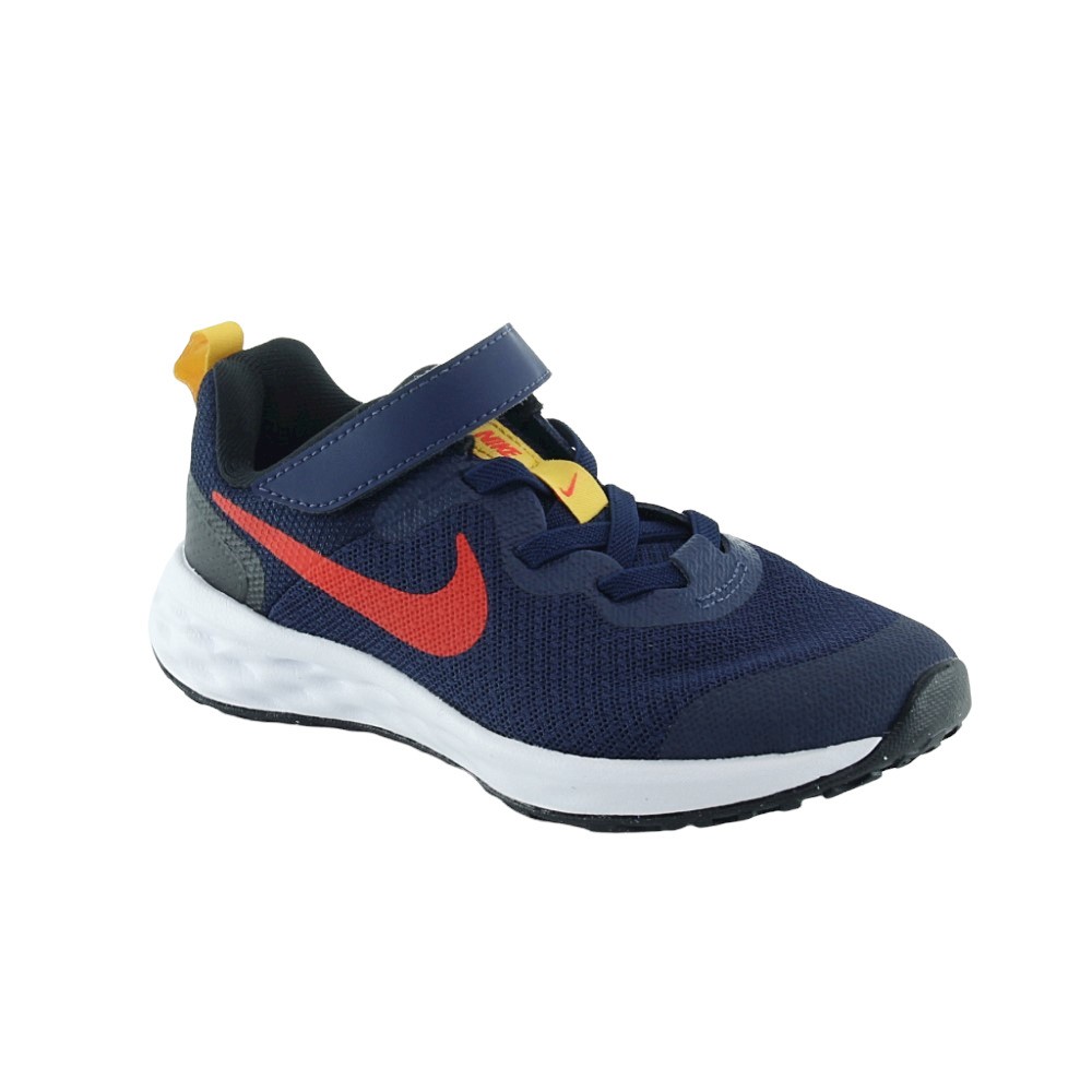 Zapatillas Nike Revolution 6 Little Kids Azul Rojo