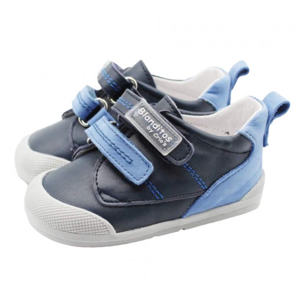 Zapatos respetuosos Blanditos Luca Azul