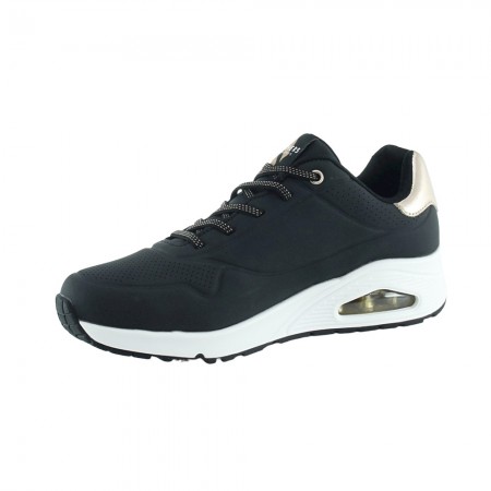 Zapatillas Skechers Uno Air Negro-Blanco