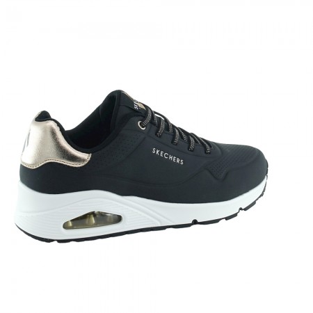 Zapatillas Skechers Uno Air Negro-Blanco