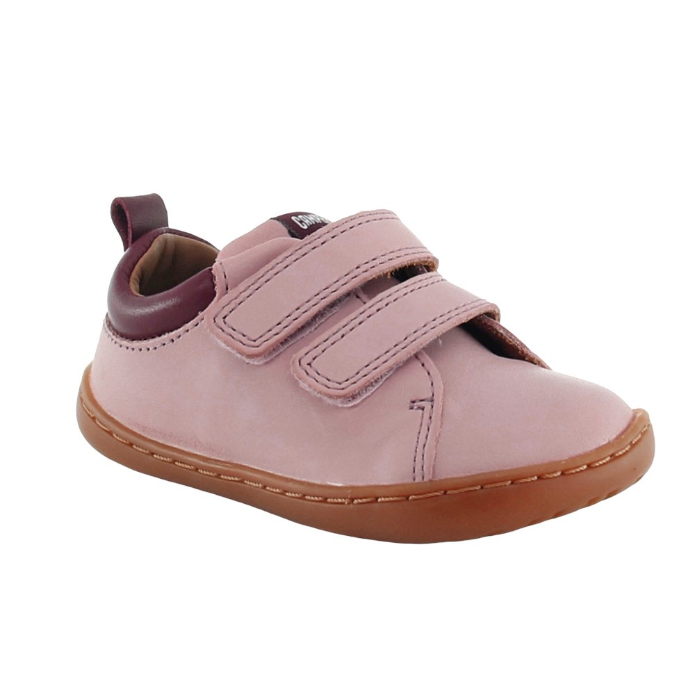 Zapatos Camper Kids Peu velcro Rosa