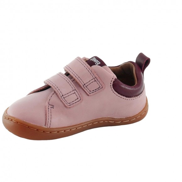 Zapatos Camper Kids Peu velcro Rosa