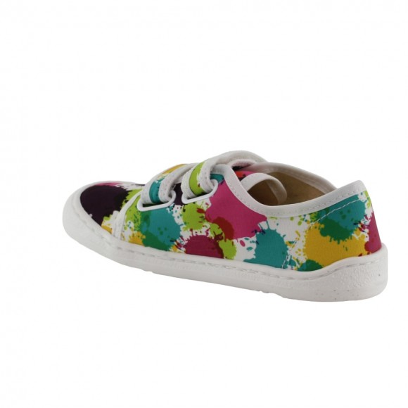 Zapatos de lona barefoot Felxi Nens Seaqual Dots Multicolor