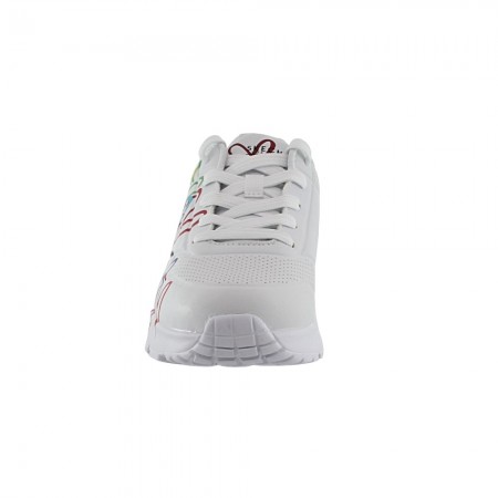 Zapatillas Skechers Uno Stand On Air Blanco corazones