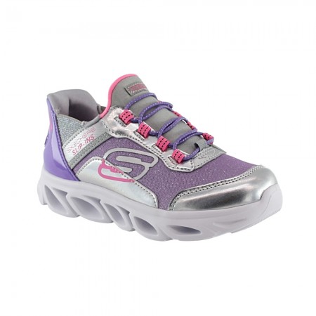 Zapatillas Skechers Slip-Ins Plata-Rosa