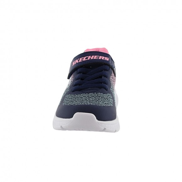 Zapatillas Skechers Microspec Azul-Rosa