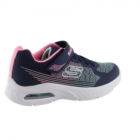 Zapatillas Skechers Microspec Azul-Rosa