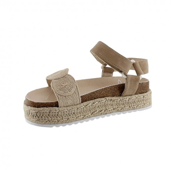 Sandalias Muntang Padbio Beige