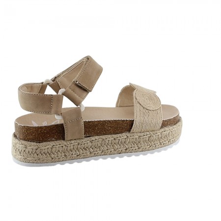 Sandalias Muntang Padbio Beige