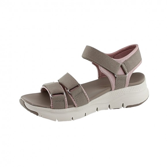 Sandalias Skechers Arch Fit Beige