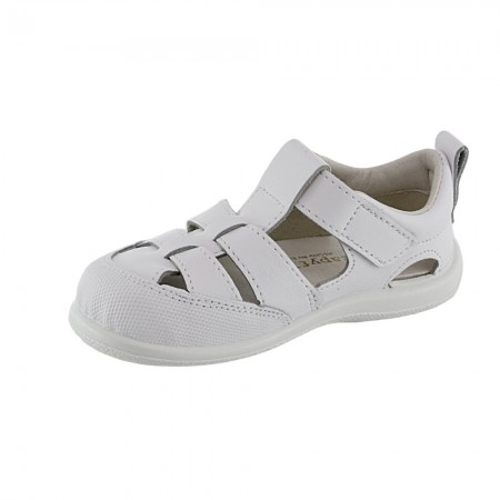 Sandalias respetuosas Zapy 2 Tiras Blanco