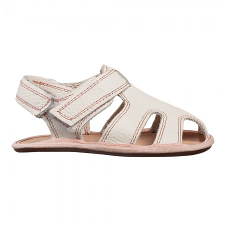 Sandalia barefoot Magical Shoes Janu Blanco-Rosa