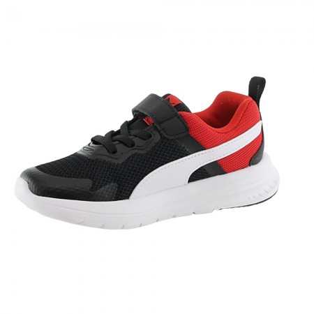 Zapatillas Puma Evolve Run Negro-Rojo