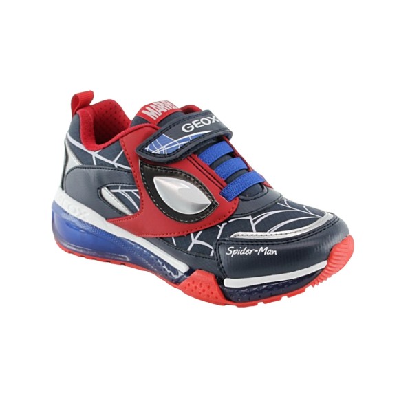 Zapatillas con luces Geox Spiderman Azul-Rojo j