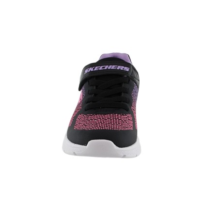 Zapatillas Skechers Microspec Max Negro-Fucsia