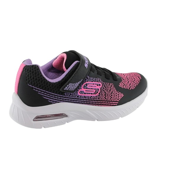 Zapatillas Skechers Microspec Max Negro-Fucsia