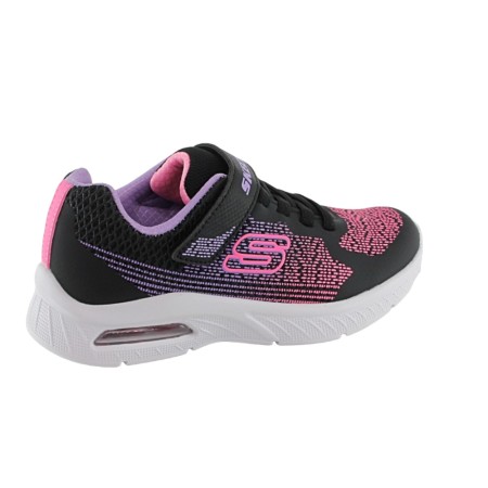 Zapatillas Skechers Microspec Max Negro-Fucsia