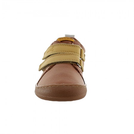 Botines respetuosos  Flexi Nens 9010-R Cuero-Mostaza