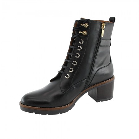 Botines cordones Pikolinos Llanes Negro