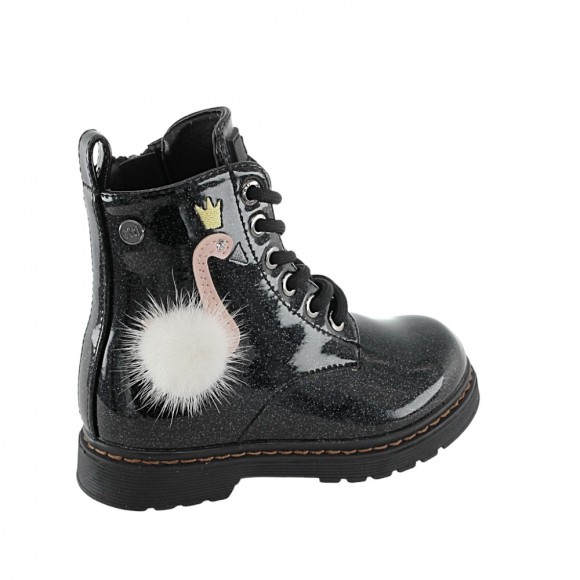 Botines Xti 150662 Charol Negro